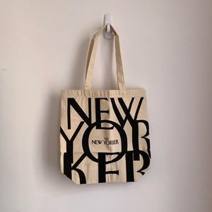 The New Yorker Canvas Tote Bag